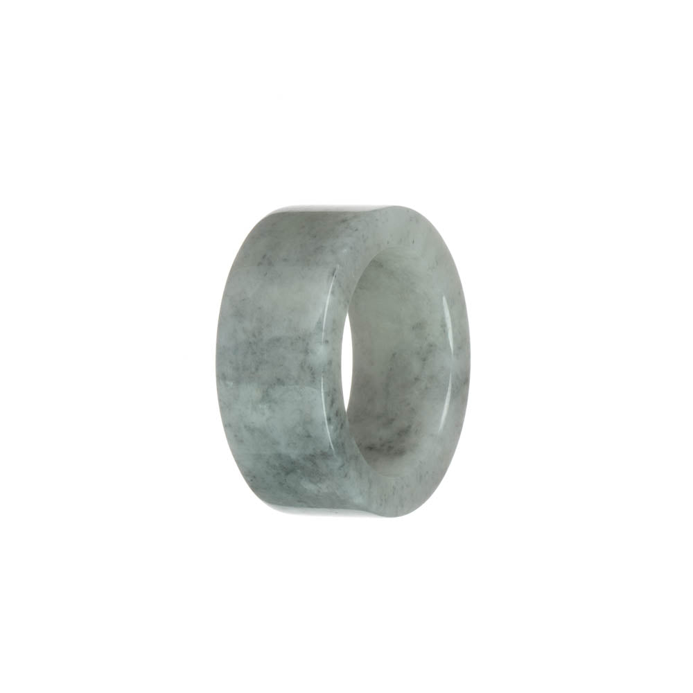 Authentic Grey Jade Band - US 12
