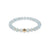 The Solitaire Bracelet with Aquamarine