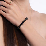 The Classic Bracelet with Black Fei Cui Jade