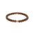 The Solitaire Bracelet with Umber Brown Nephrite Jade