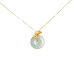 Classic Jade Disc - Ginkgo