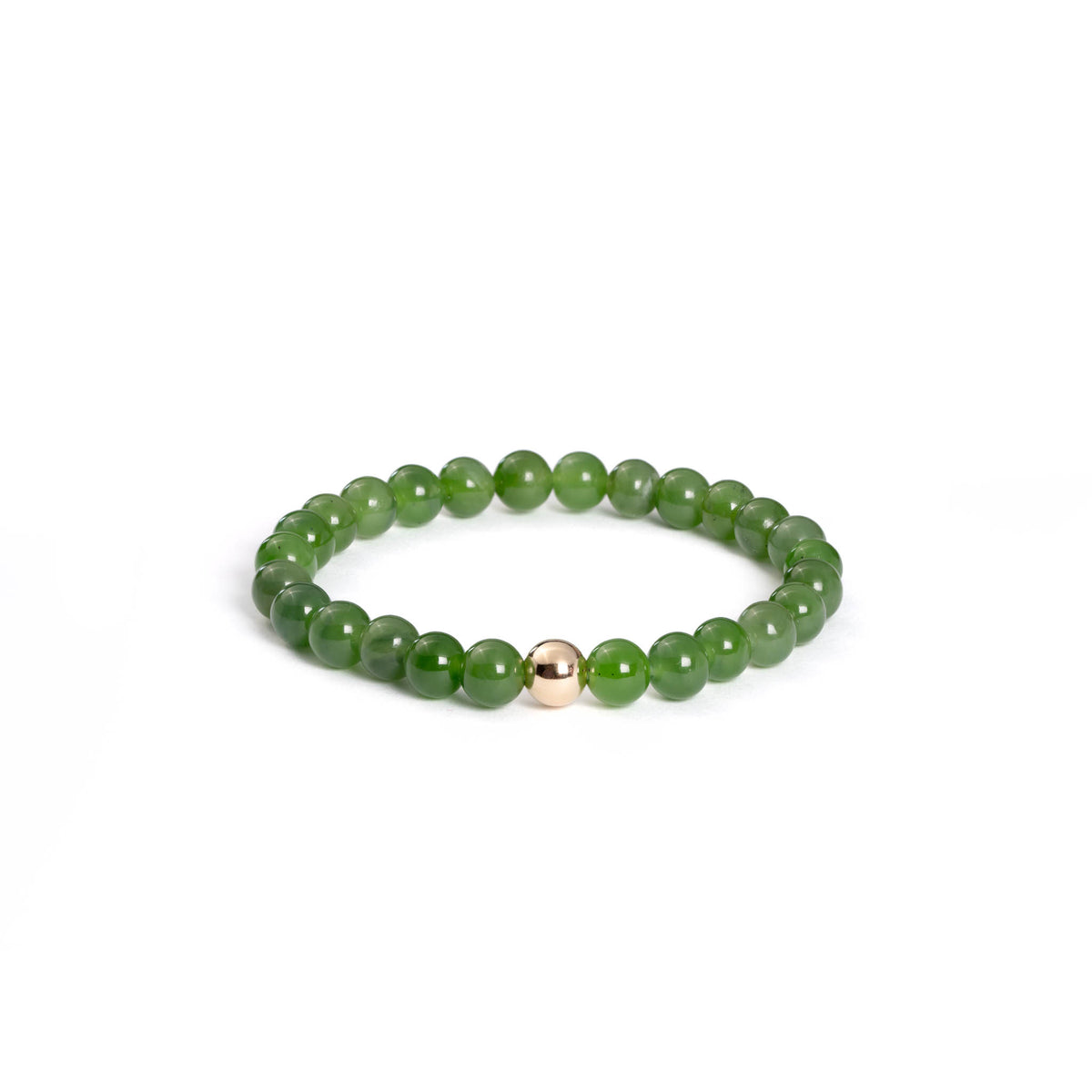 Green Aura Flow Bracelet with Hetian Nephrite Jade