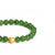 Evergreen Love Bracelet with Natural Jade and 24K Gold Heart