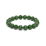 The Classic Bracelet with Fern Green Nephrite Jade