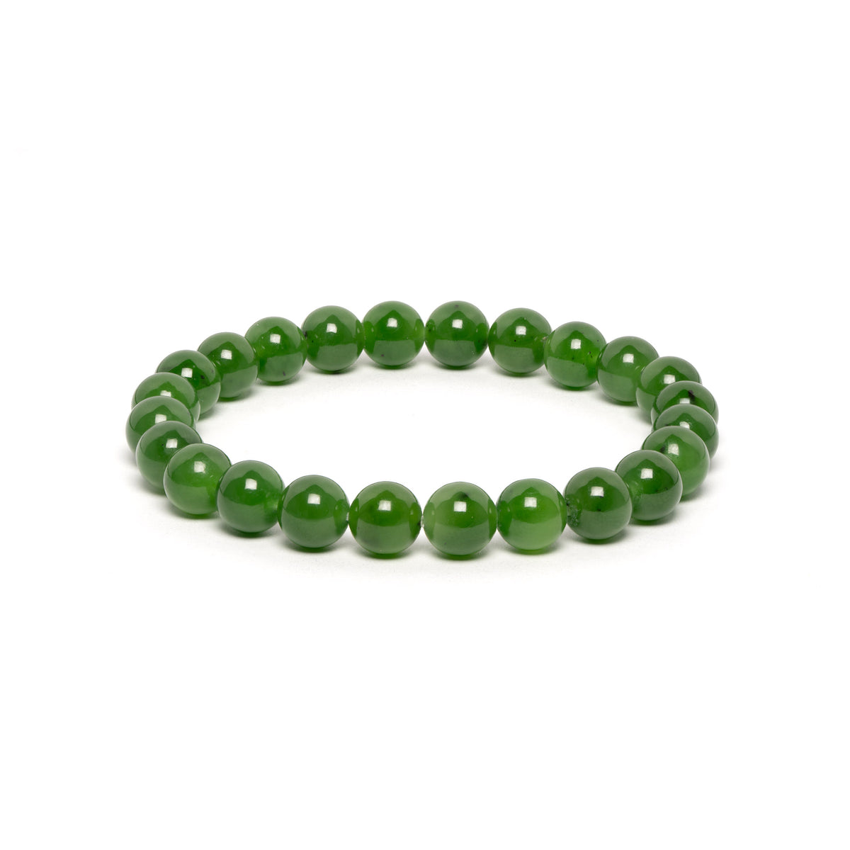 The Classic Bracelet with Green Nephrite Jade