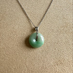 Kandy Donut Classic Jade Pendant - Green