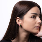 Essential Jade Oval Stud Earrings – Sterling Silver or Gold Vermeil
