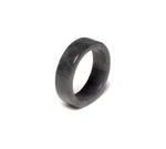 Sereniti Flat Ring in Grey and Black Burmese Jadeite Jade