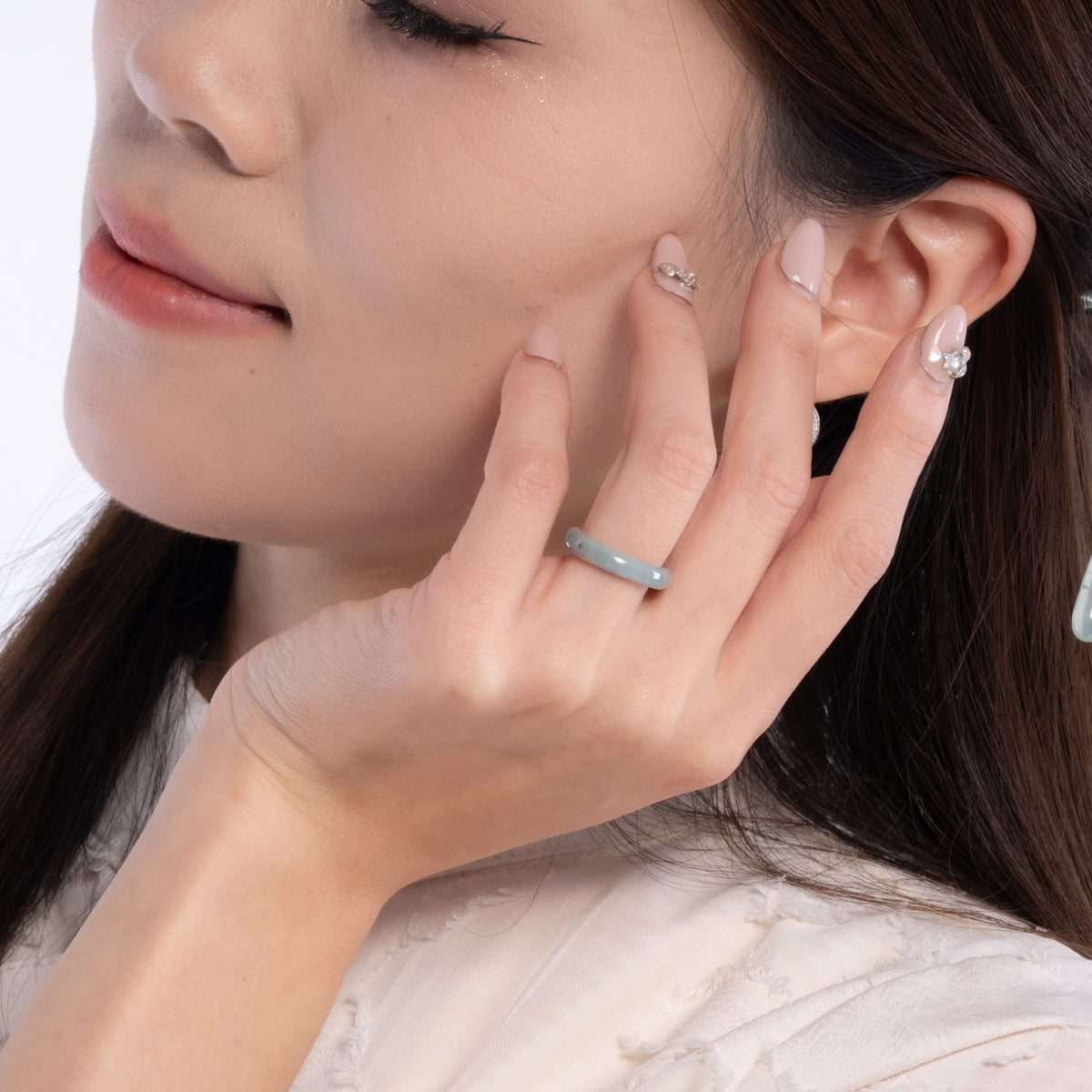 Sereniti Green Jadeite Jade Ring