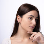 Verdant Teardrop – Green Jade Teardrop Stud Earrings in Sterling Silver