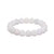 The Classic Bracelet with White Burmese Jadeite Jade