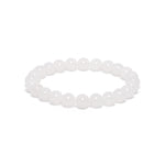 The Classic Bracelet with Pure White Nephrite Jade