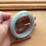 54.3mm Light Green Jade Bangle Bracelet