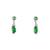 Imperial Grace Jadeite Drop Earrings – 18K White Gold with Diamonds
