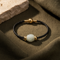 Jade Cuff & Cord Bracelets