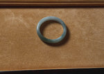 Certified Type A Green Jade Bangle Bracelet - 55mm Half Moon