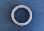 Genuine Grade A Lavender Jadeite Jade Bracelet - 60mm Half Moon