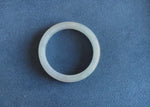 58.5mm Greyish White Jade Bangle Bracelet