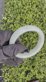 59mm Light Green Jade Bangle Bracelet