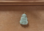 Icy Light Green GuanYin Jade Pendant