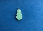 Ideali GuanYin Jadeite Jade 18K Gold Necklace