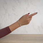 Graceful Spirit White Jade Bead Bracelet