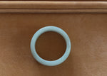 Certified Grade A Light Green Jadeite Bangle - 58mm Half Moon