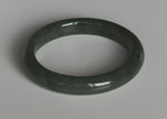 Genuine Grade A Green Jade Bracelet - 59mm Semi Round