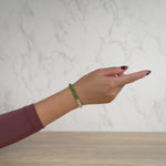 Sacred Balance Jade Bracelet with Natural Nephrite