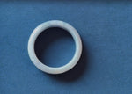Certified Grade A Lavender Jadeite Bangle - 59mm Half Moon