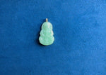 Ideali GuanYin Jadeite Jade 18K Gold Necklace