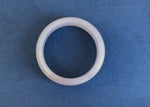Genuine Grade A Lavender Jadeite Bangle - 59mm Half Moon