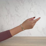 Sacred Touch Jade Bracelet with Genuine Jadeite