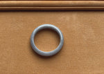 Genuine Grade A Bluish Lavender Burmese Jade Bangle - 59mm Semi Round