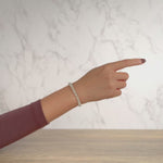 Moonlit Haven Jade Bracelet with Sterling Silver