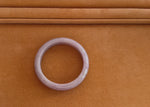 Genuine Grade A Lavender Jade Bangle - 58mm Half Moon