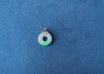 Apple Green Jade Donut Pendant in 18K Rose Gold