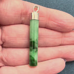 Round Cylinder Jade Pendant