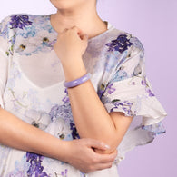 Purple Jade Bangles