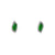 Twisted Marquise Jadeite Halo Earrings – 18K White Gold with Diamonds