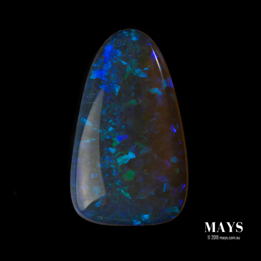 3.45ct Blue Lighting Ridge Crystal Opal - MAYS