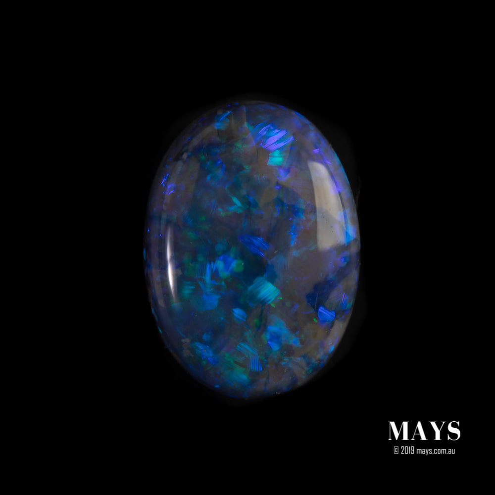 1.40ct Blue Pinfire Australian Opal - MAYS