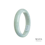 55mm Green Burmese Jadeite Jade Bangle Bracelet - MAYS