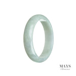 54mm Green Burmese Jadeite Jade Bangle Bracelet - MAYS