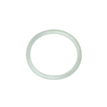 Real Grade A Pale Green with hints of Lavender Jade Bangle - 54mm Oval