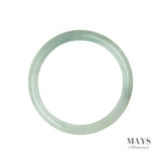 64mm Green Burmese Jadeite Jade Bangle Bracelet - MAYS
