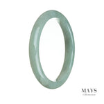 64mm Green Burmese Jadeite Jade Bangle Bracelet - MAYS