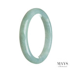 64mm Green Burmese Jadeite Jade Bangle Bracelet - MAYS