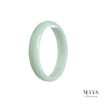 52mm Green Burmese Jadeite Jade Bangle Bracelet - MAYS
