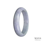 57mm Grade A Jadeite Jade Bangle - MAYS